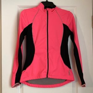 Ladies Reebok lightweight running jacket with zipper EUC Size XS